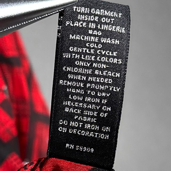 NWT Slim Factor Investments Blouse Long‎ Sleeve Sheer Tie Size XL - Picture 11 of 16